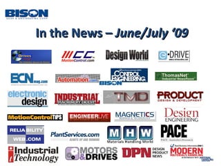 In the News –  June/July ‘09  