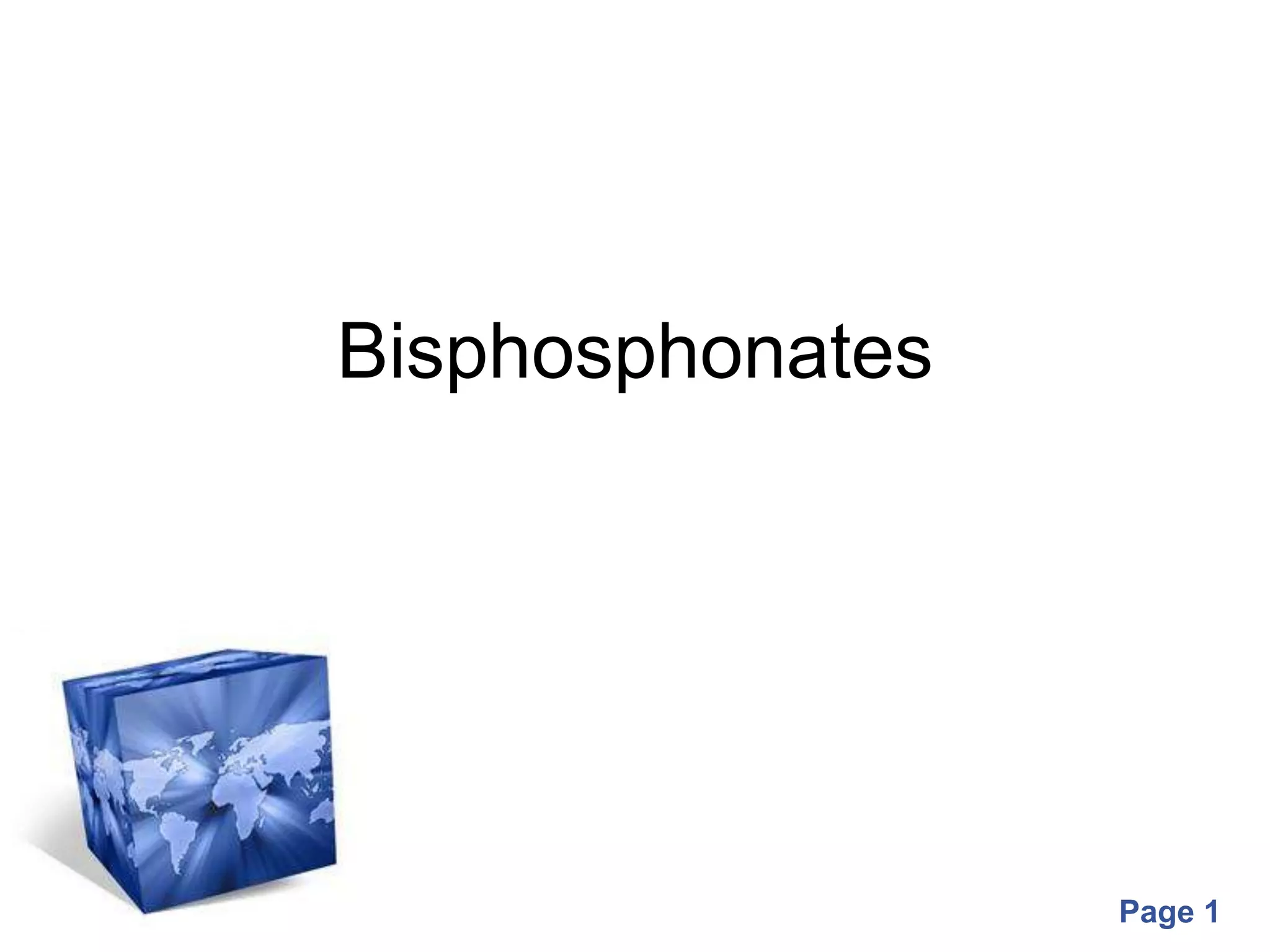Bisphosphonates PPT