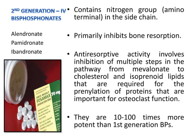 Bisphosphonates | PPTX | Bone and Joint Conditions | Diseases and ...