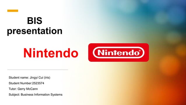 BIS Presentation Nintendo PPT