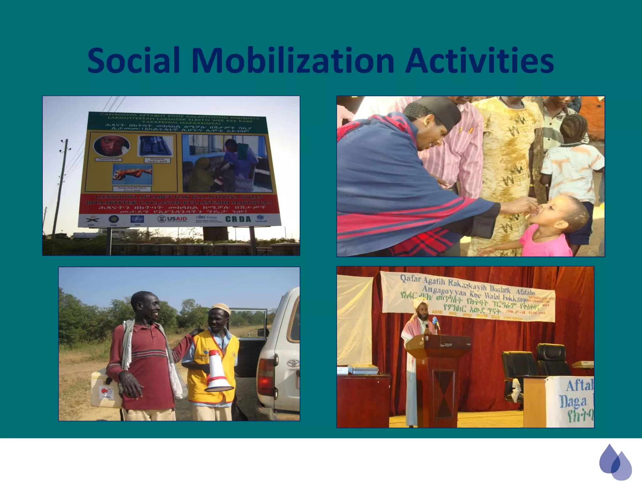 Social Mobilization Activities 