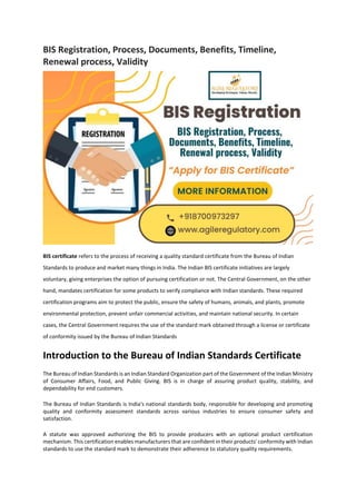 BIS Registration, Process, Documents, Benefits, Timeline, Renewal ...