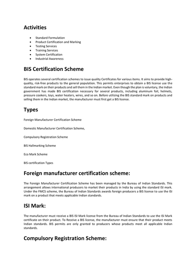 BIS Registration, Process, Documents, Benefits, Timeline, Renewal ...