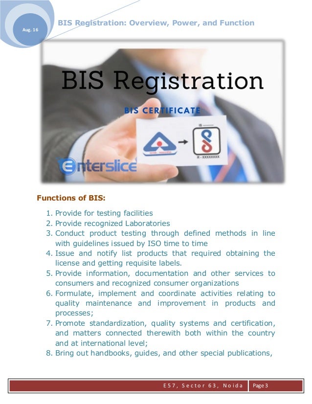 Bis registration overview power and function