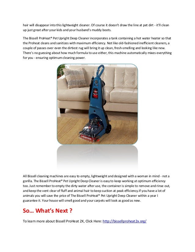 Bissell proheat 2 x