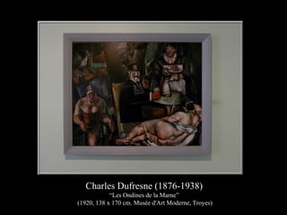 Charles Dufresne (1876-1938)
“Les Ondines de la Marne”
(1920, 138 x 170 cm. Musée d'Art Moderne, Troyes)
 