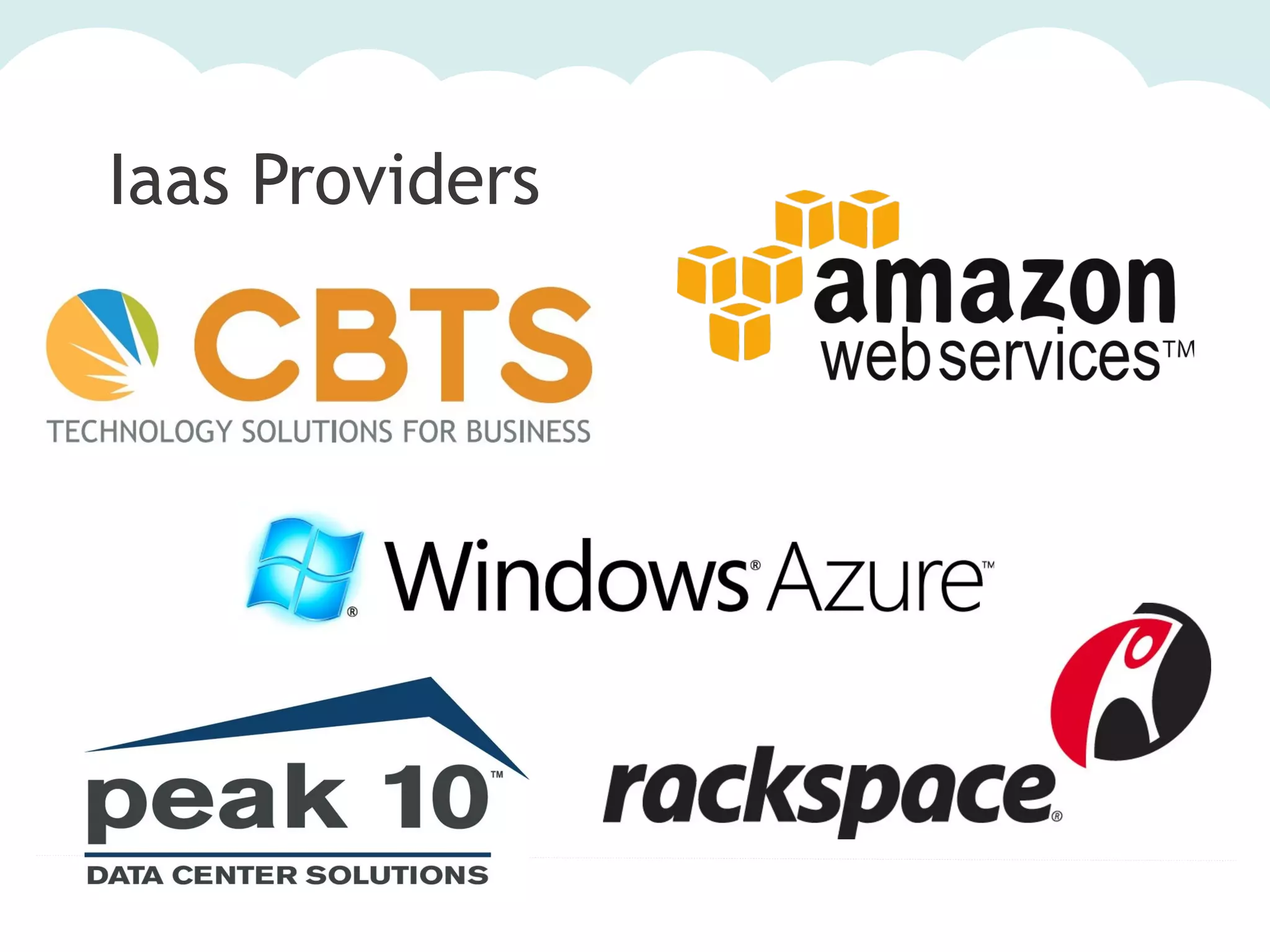 Iaas Providers

 