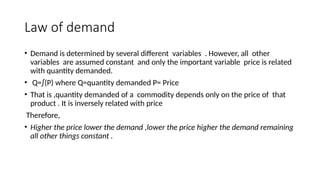 Law of demand and elasticity of demand unit-2.pptx