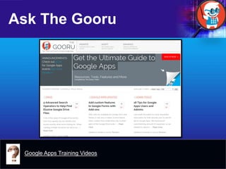 Ask The Gooru 
Google Apps Training Videos  