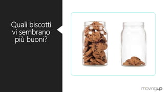 Quali biscotti
vi sembrano
più buoni?
 