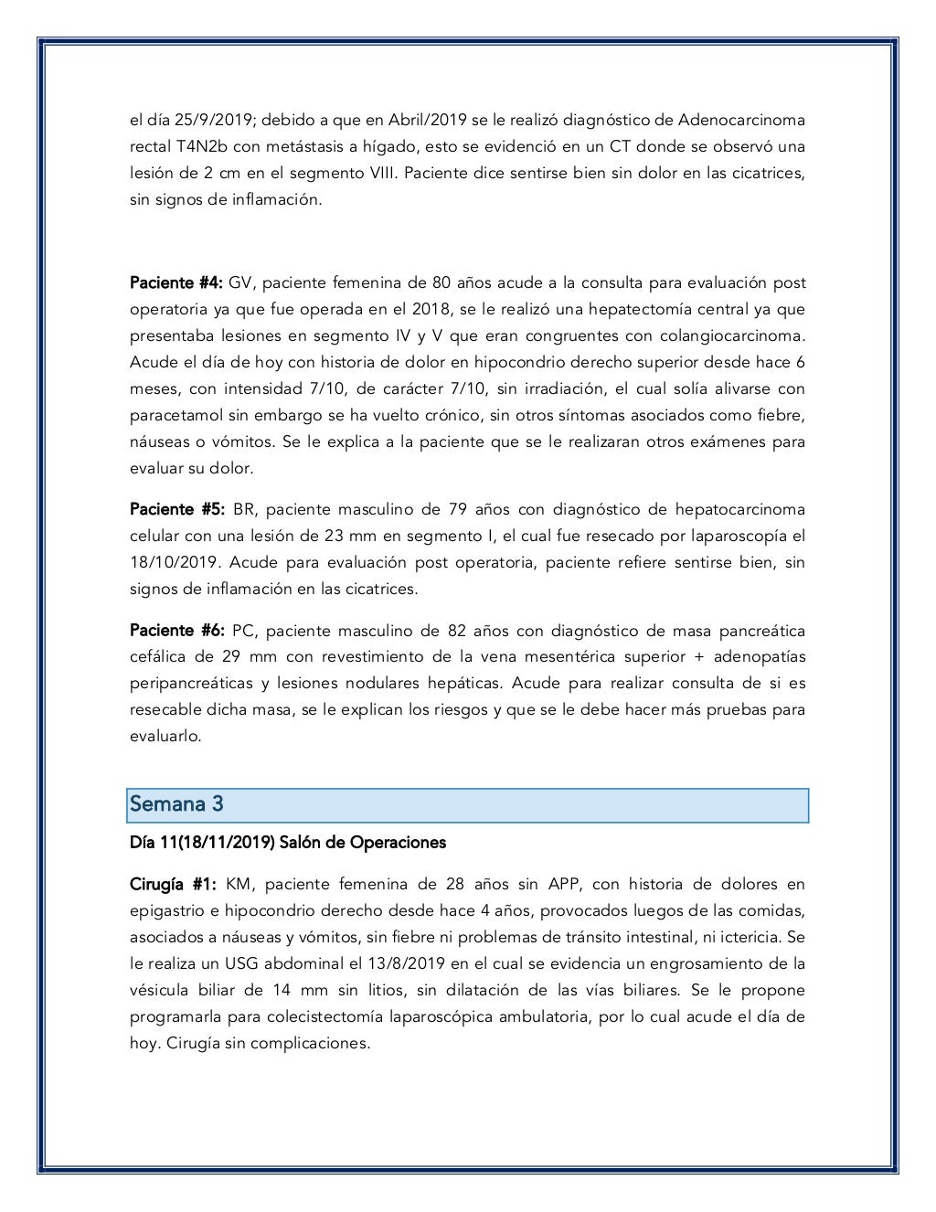 Bitácora de operaciones
