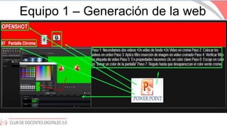 Equipo 1 – Generación de la web
 