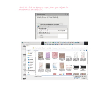 -Se le da click en agregar capa, para que salgan los
documentos descargados.
 