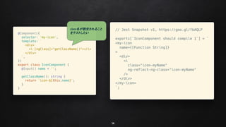 14
class名が設定されること
をテストしたい
 