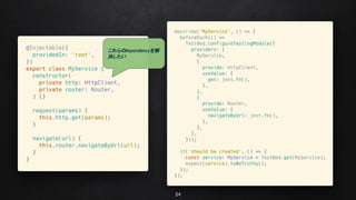24
これらのdependencyを解
決したい
 