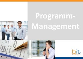 Programm-
Management
 