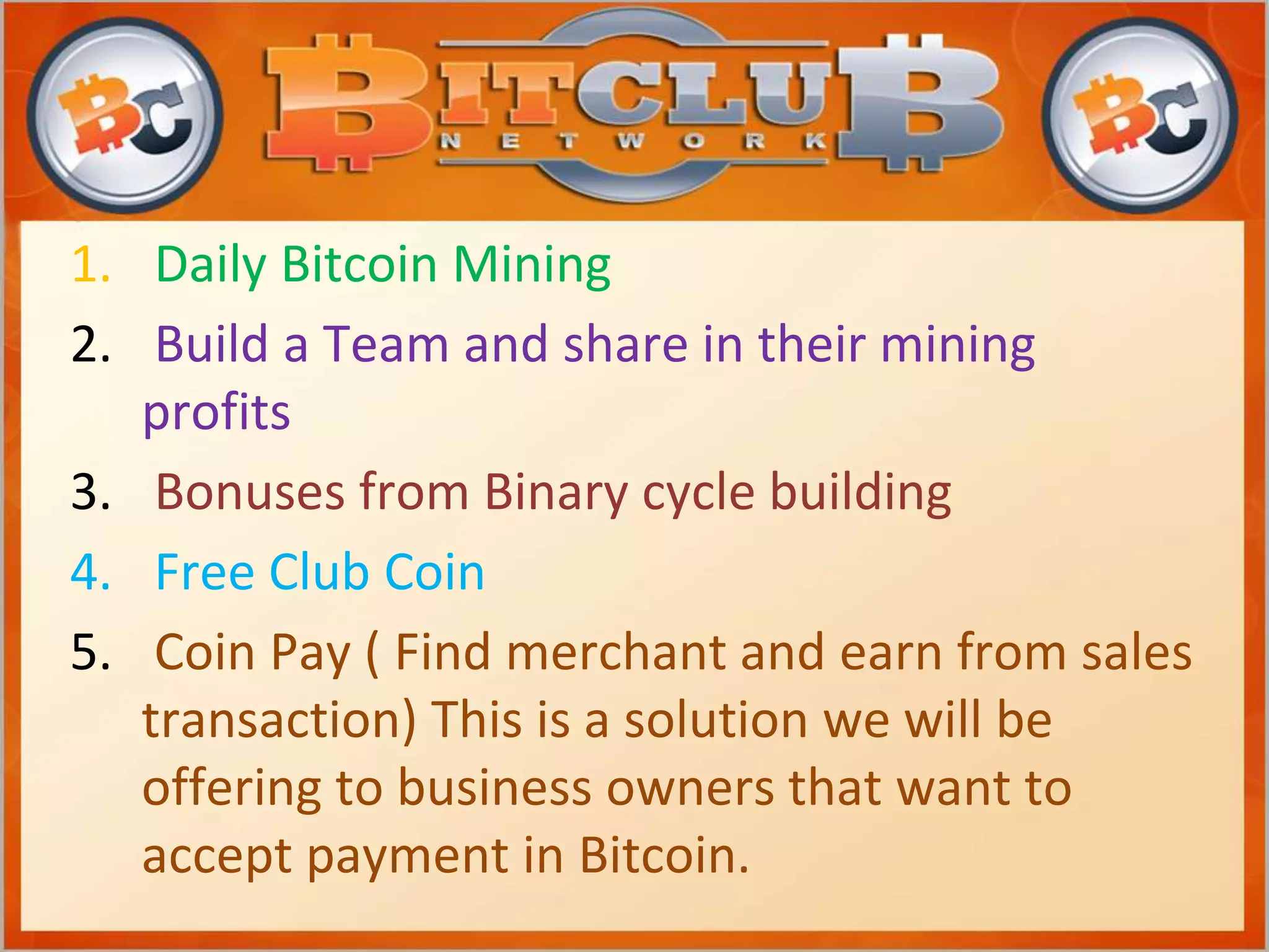 Bitclub network presentation october 2016 | PPTX