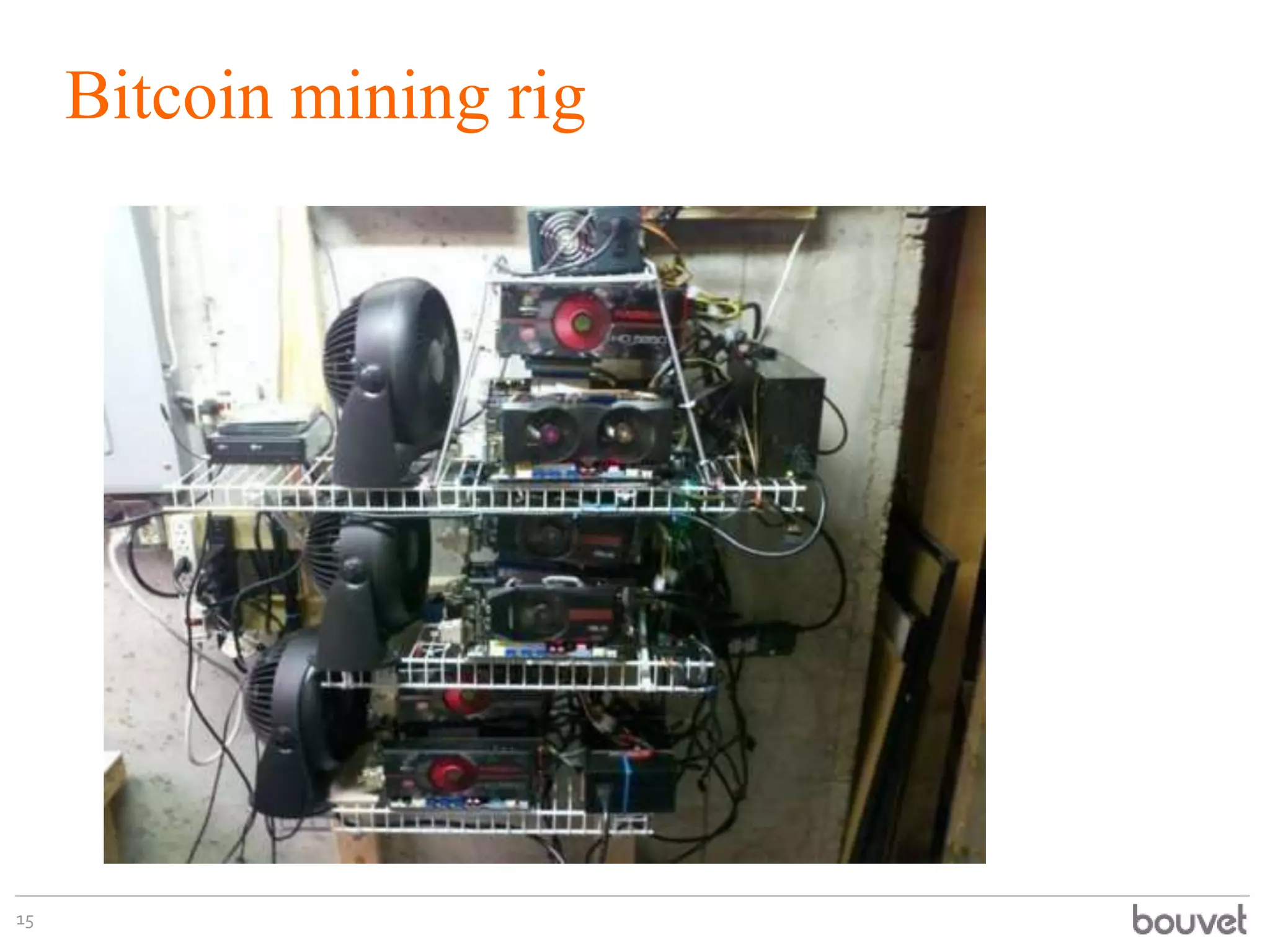 Bitcoin mining rig
15
 