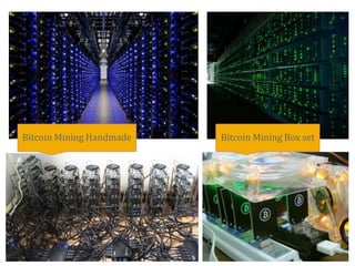 Bitcoin Mining Handmade Bitcoin Mining Box set
 