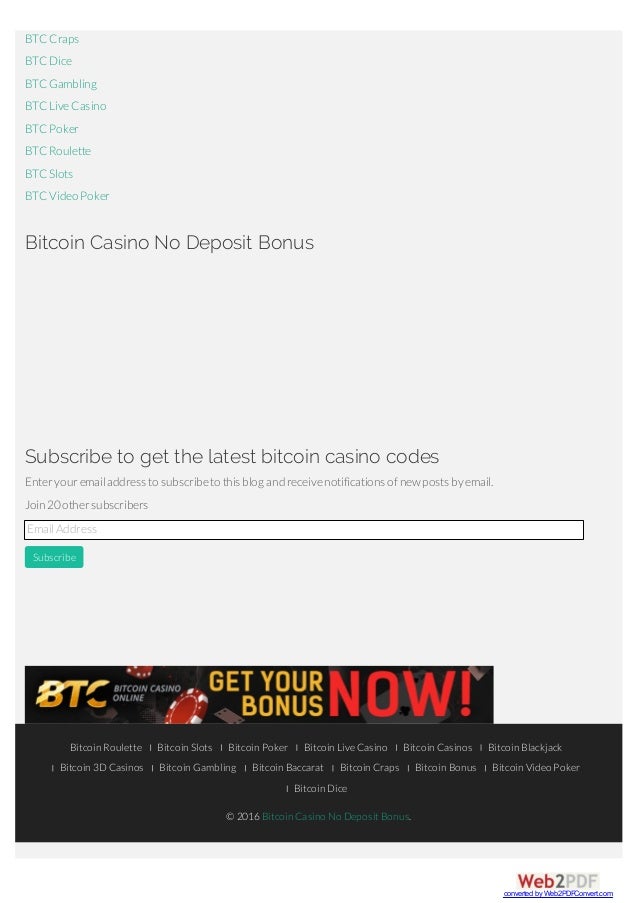 Bitcoin casino no deposit promo codes Bitcoin casino no deposit promo codes