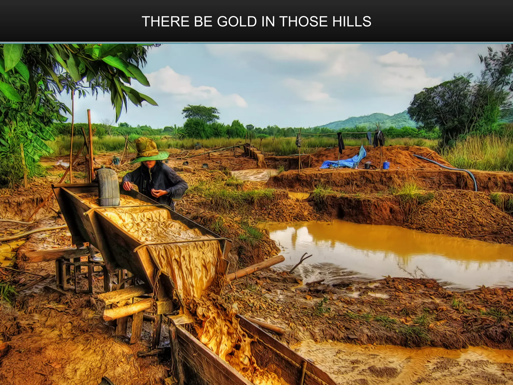 THERE BE GOLD IN THOSE HILLS
 