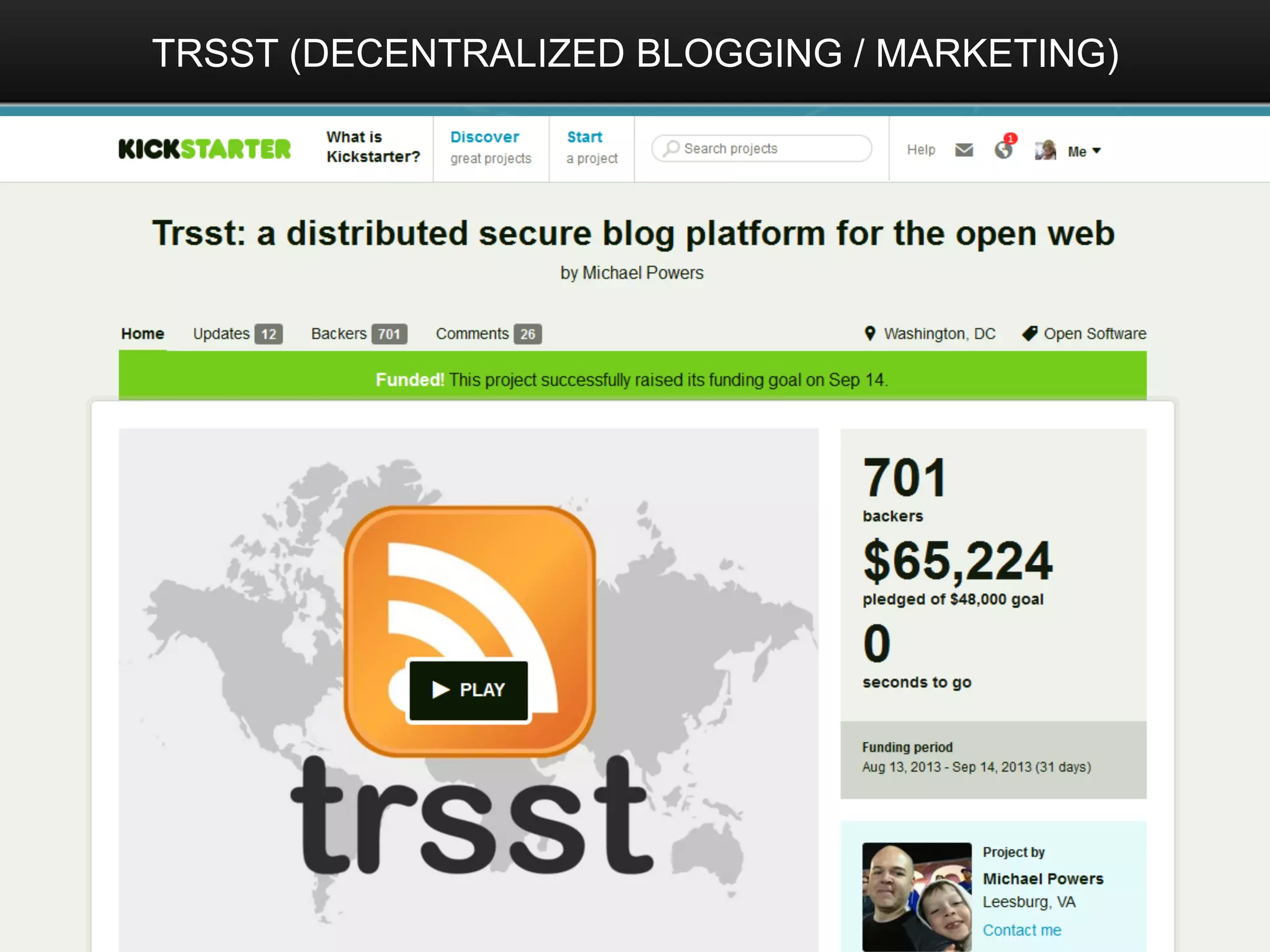 TRSST (DECENTRALIZED BLOGGING / MARKETING)
 