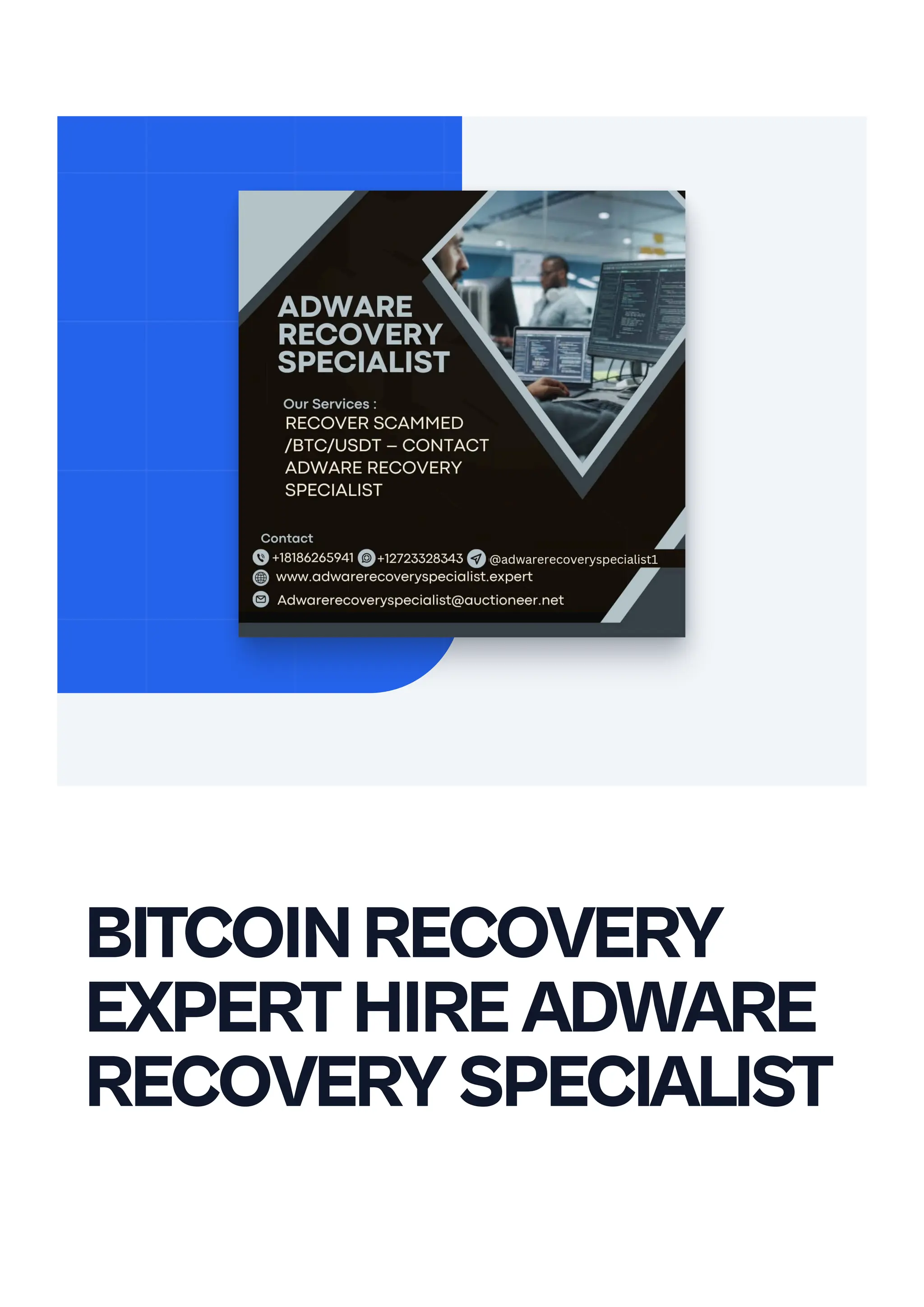 HOW TO FIND A LEGITIMATE CRYPTO RECOVERY HIRE ADWARE RECOVERY SPECIALIST |  PDF