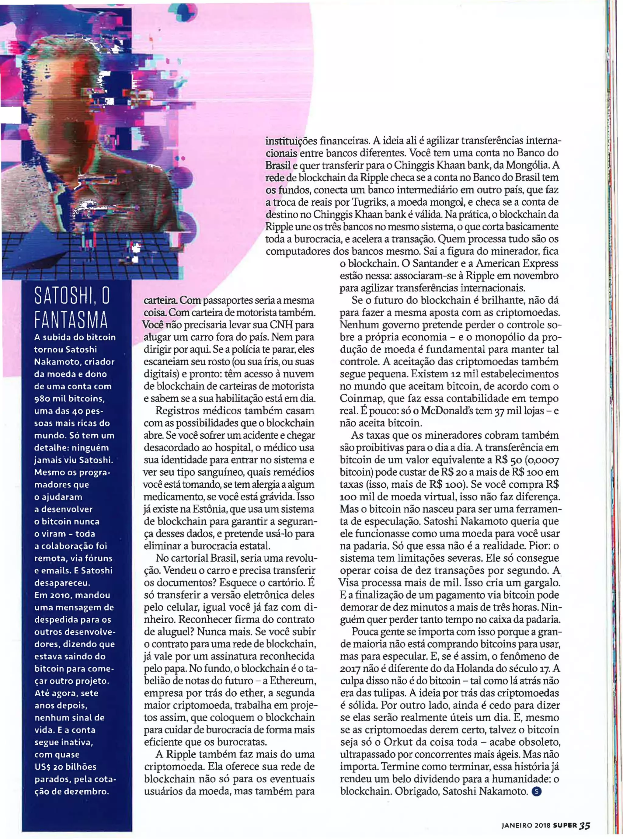 Bitcoin - Revista Super Interessante | PDF