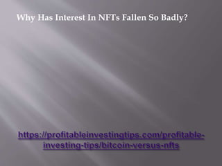 Why Has Interest In NFTs Fallen So Badly?
 
