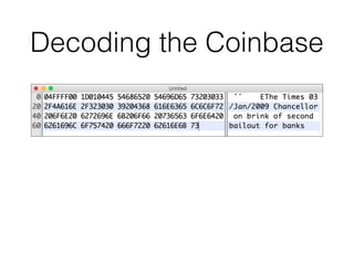Decoding the Coinbase
 