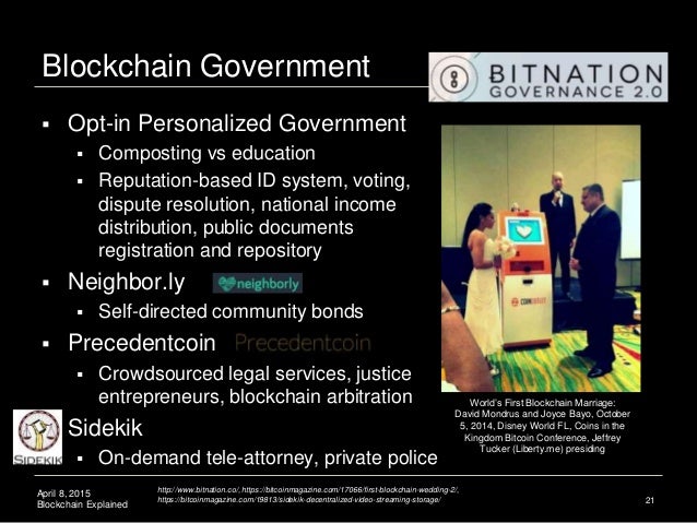 the blockchain community is not