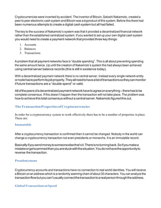 Bitcoin Breakthrough Training Guide. | PDF