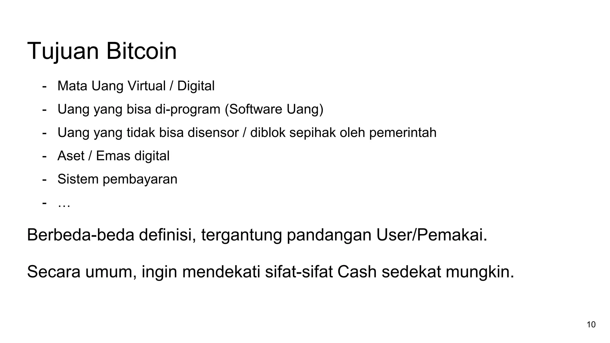 Bitcoin Cryptocurrency Penjelasan Umum Dan Aspek Kriminalitas Pptx