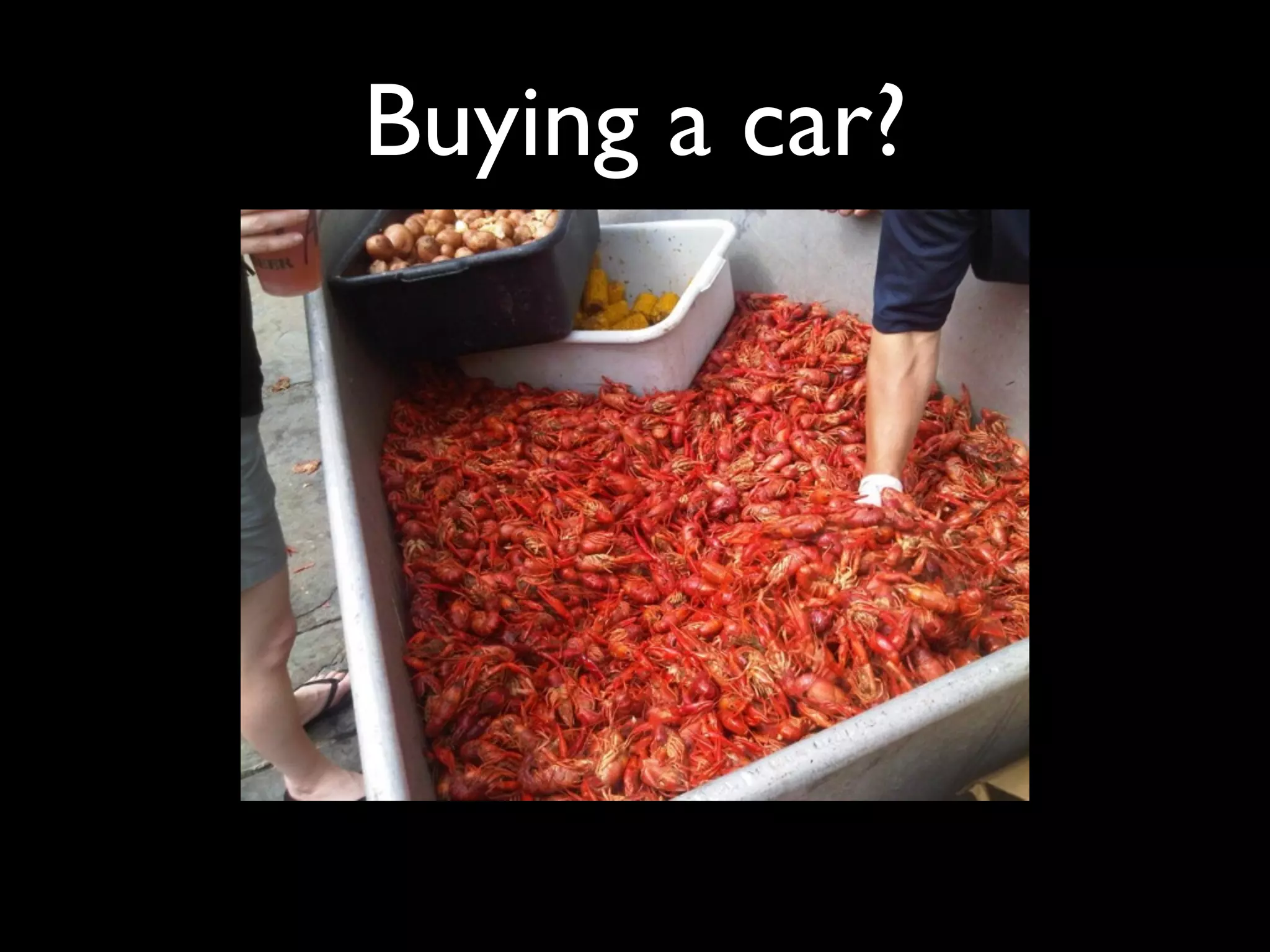 Buying a car?
 