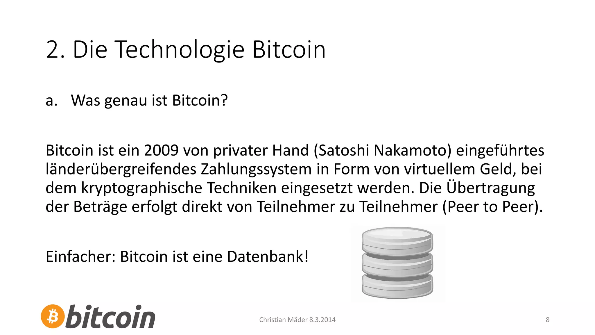 Bitcoin Einführung | PDF