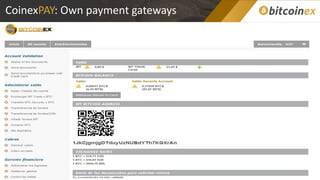 CoinexPAY: Own payment gateways
 
