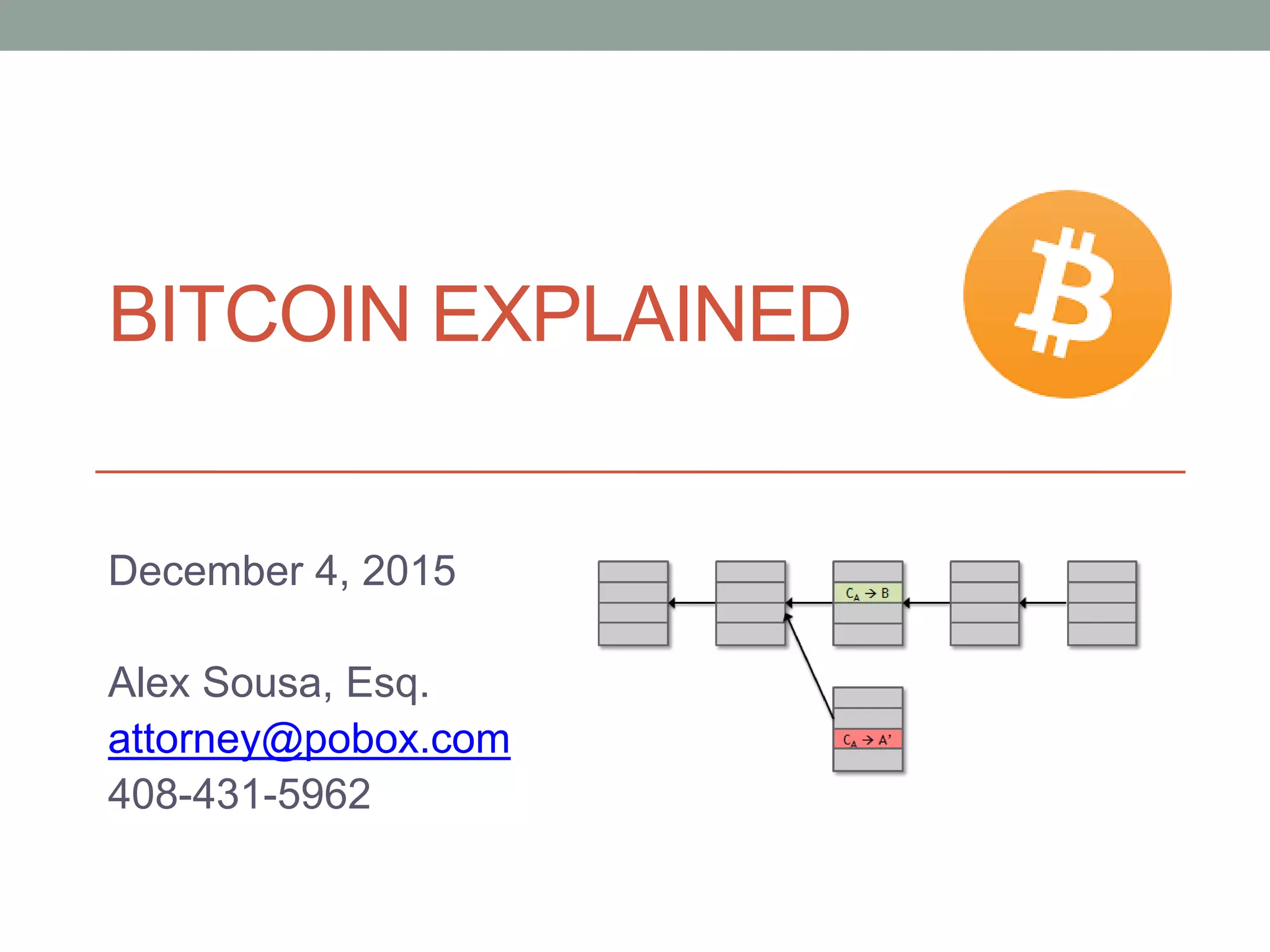 Bitcoin Explained | PPTX