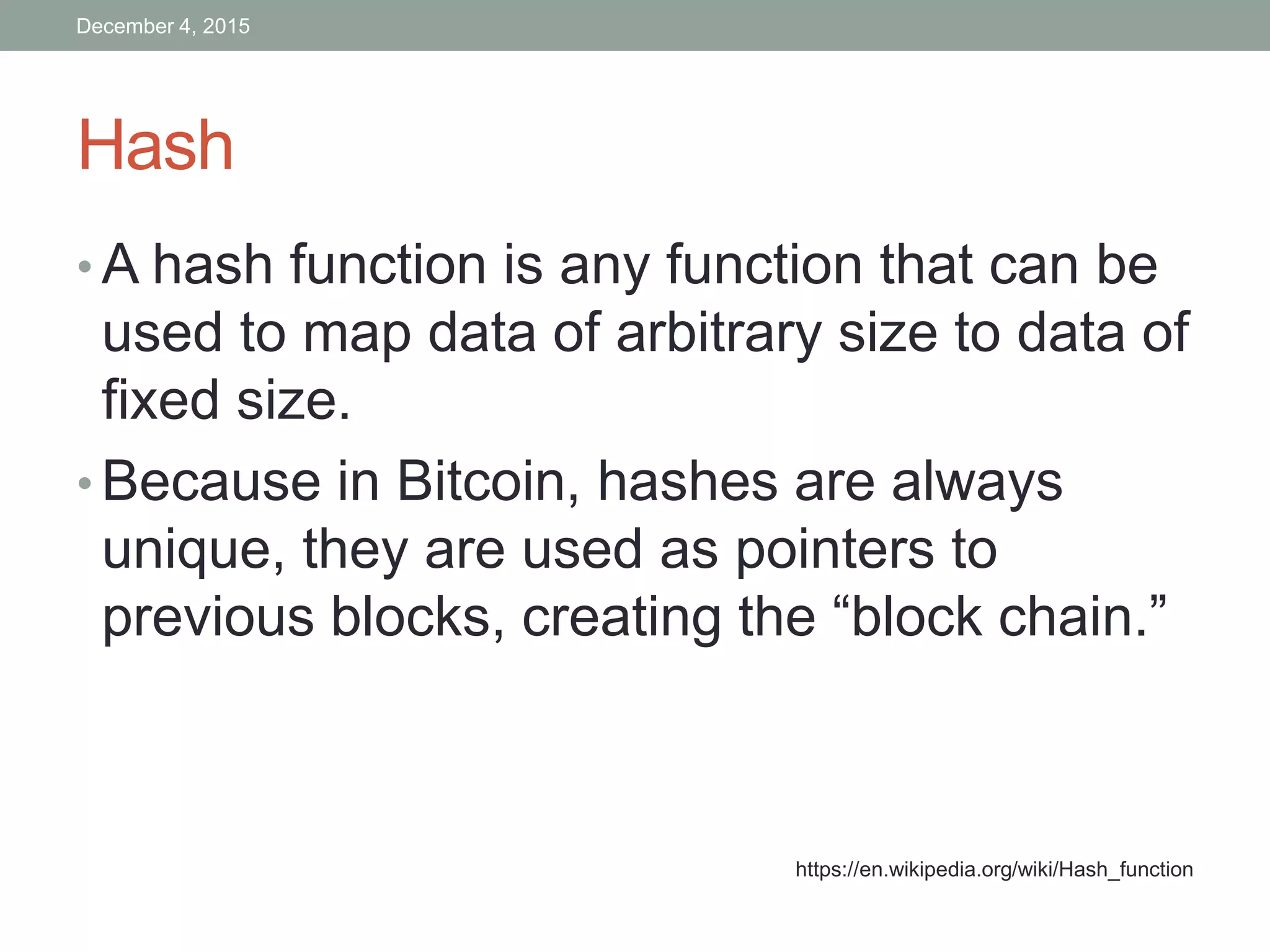 Bitcoin Explained | PPTX