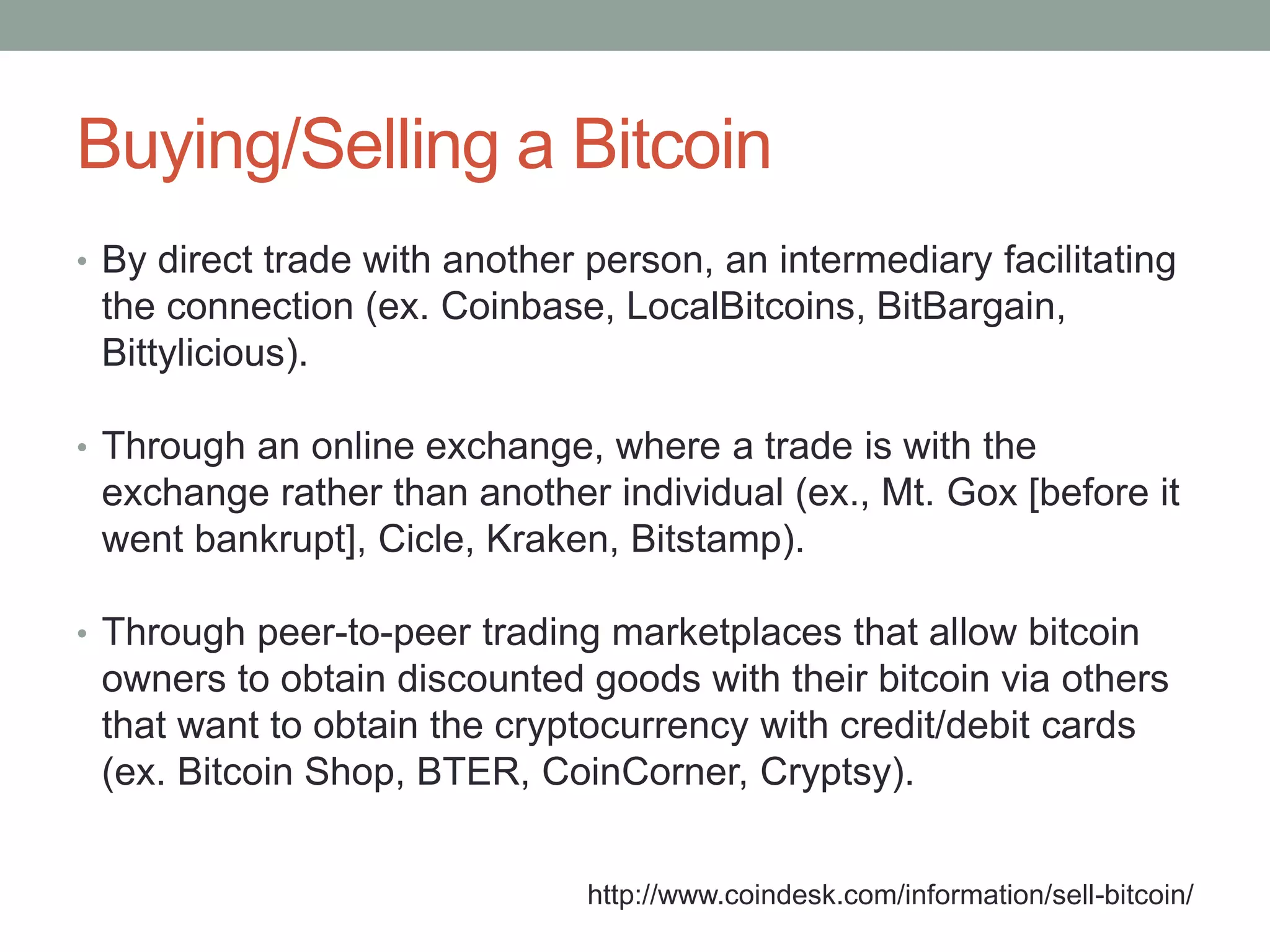 Bitcoin Explained | PPTX