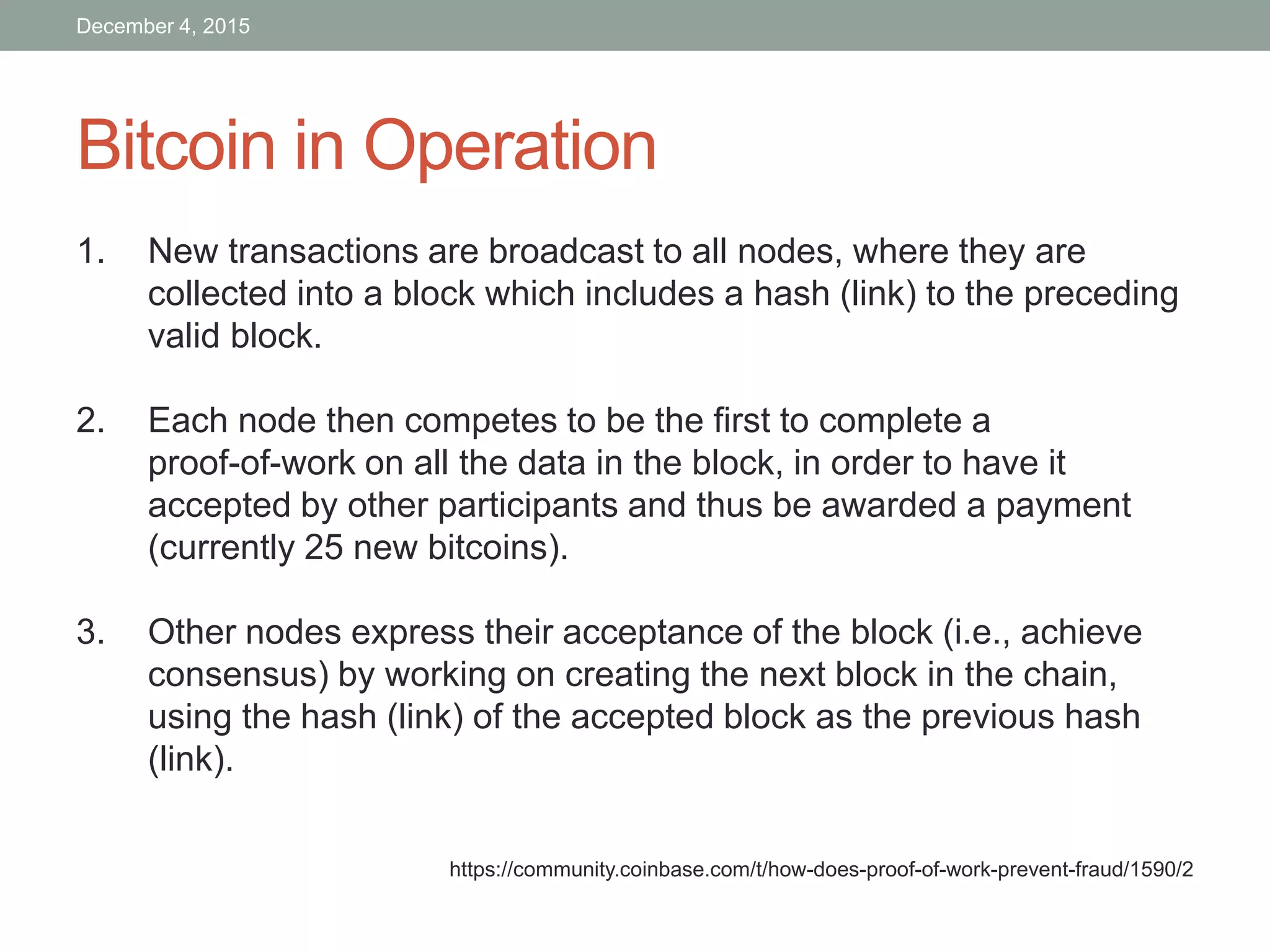 Bitcoin Explained | PPTX