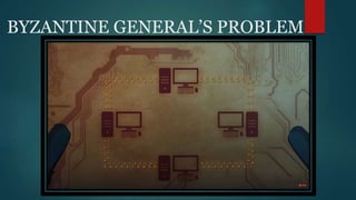 BYZANTINE GENERAL’S PROBLEM
 