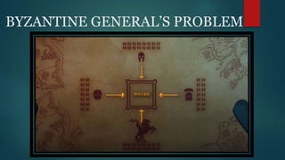 BYZANTINE GENERAL’S PROBLEM
 