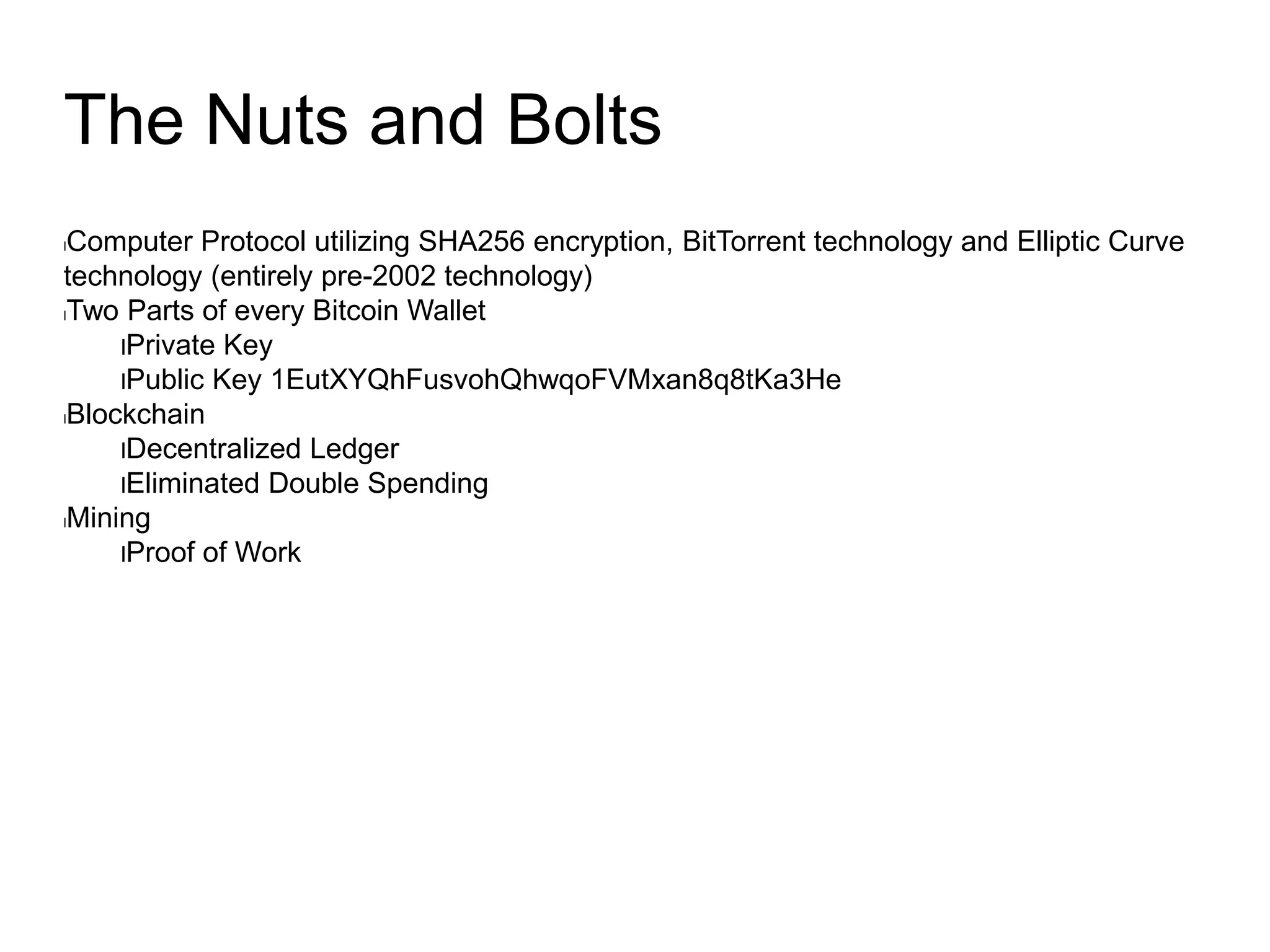 General Information for Bitcoin beginners | PPTX