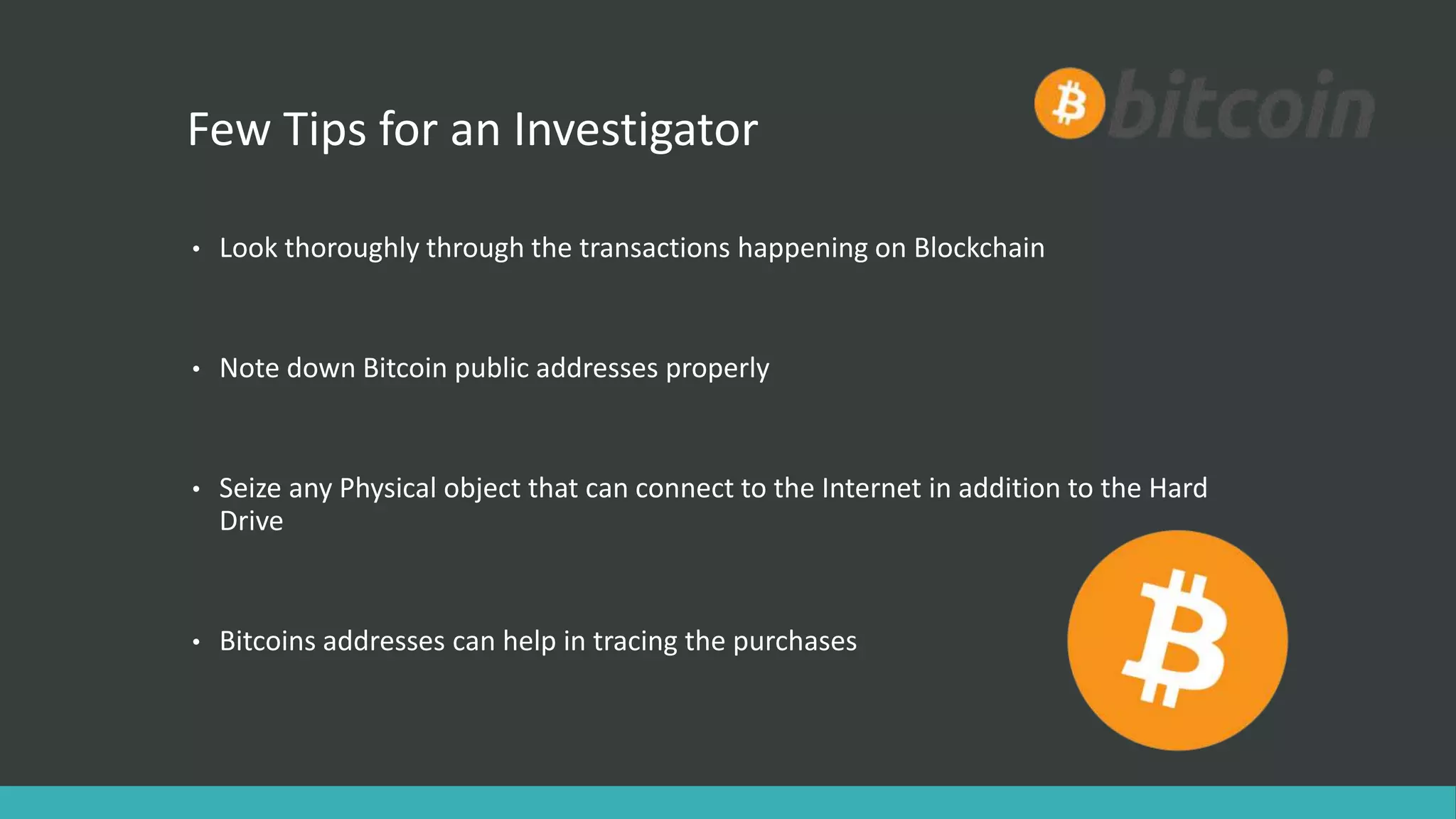 Bitcoin Forensics | PPTX