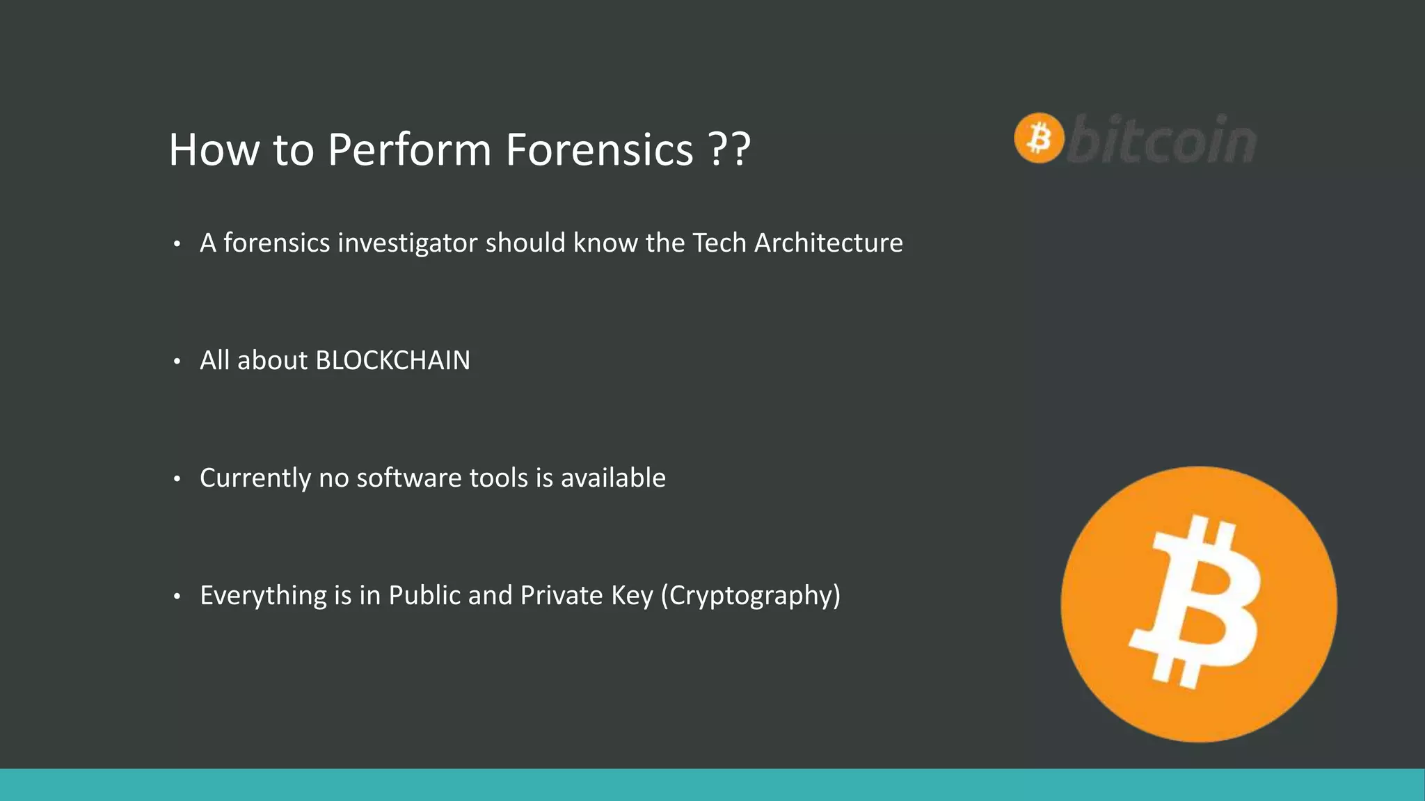 Bitcoin Forensics | PPTX