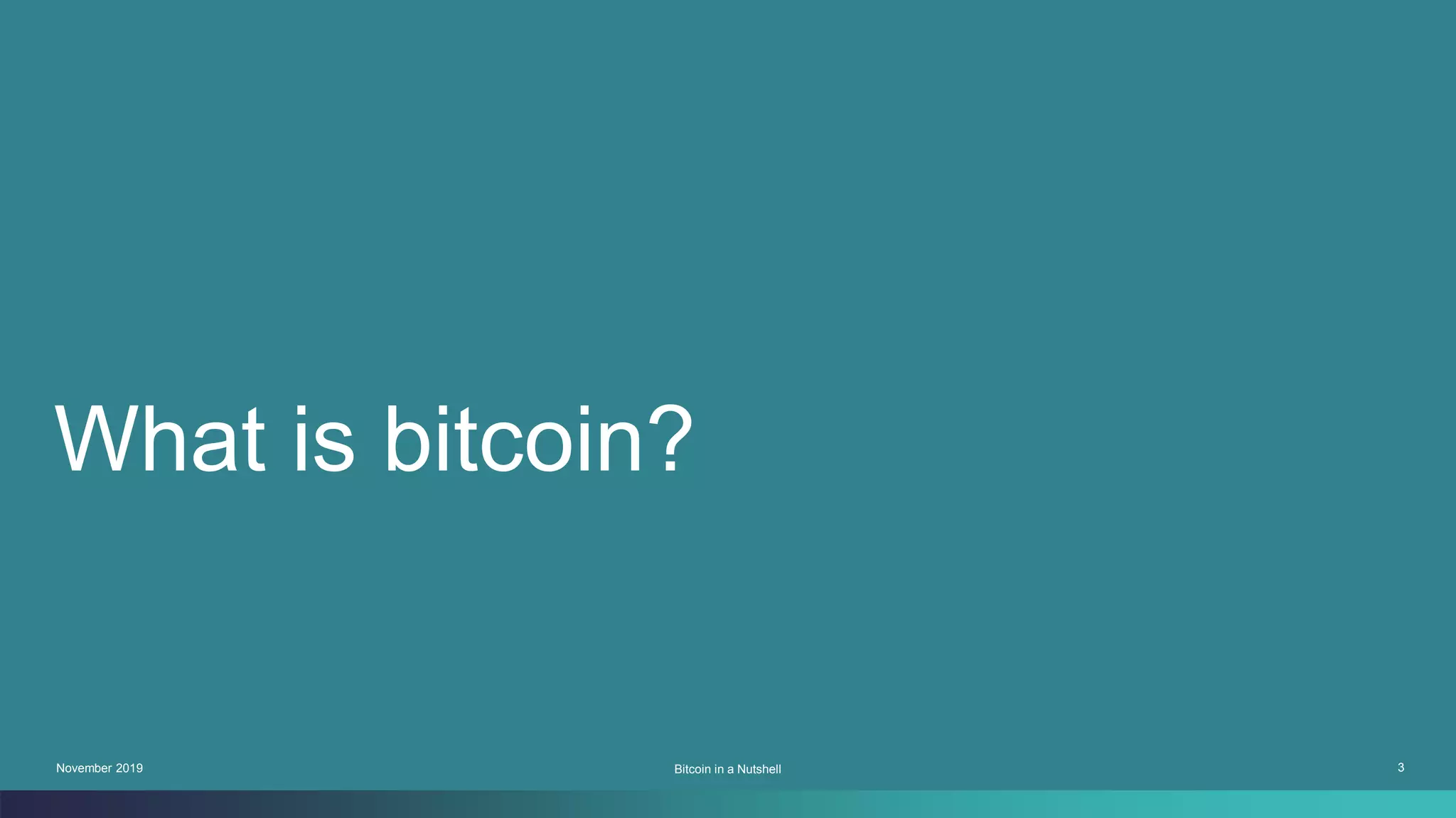 Bitcoin in a Nutshell | PDF