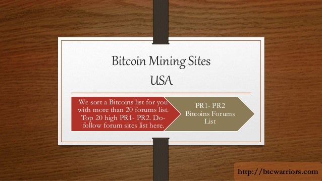 Bitcoin Mining Sites Usa - 
