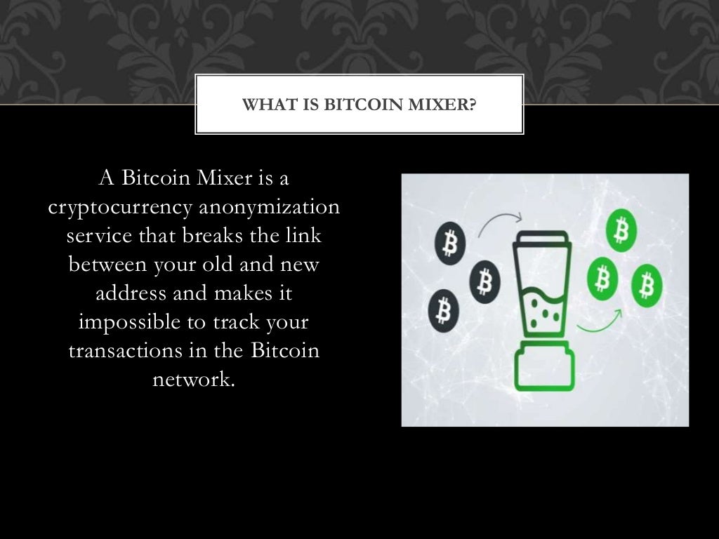 What is a bitcoin mixer crypto tracker app ios