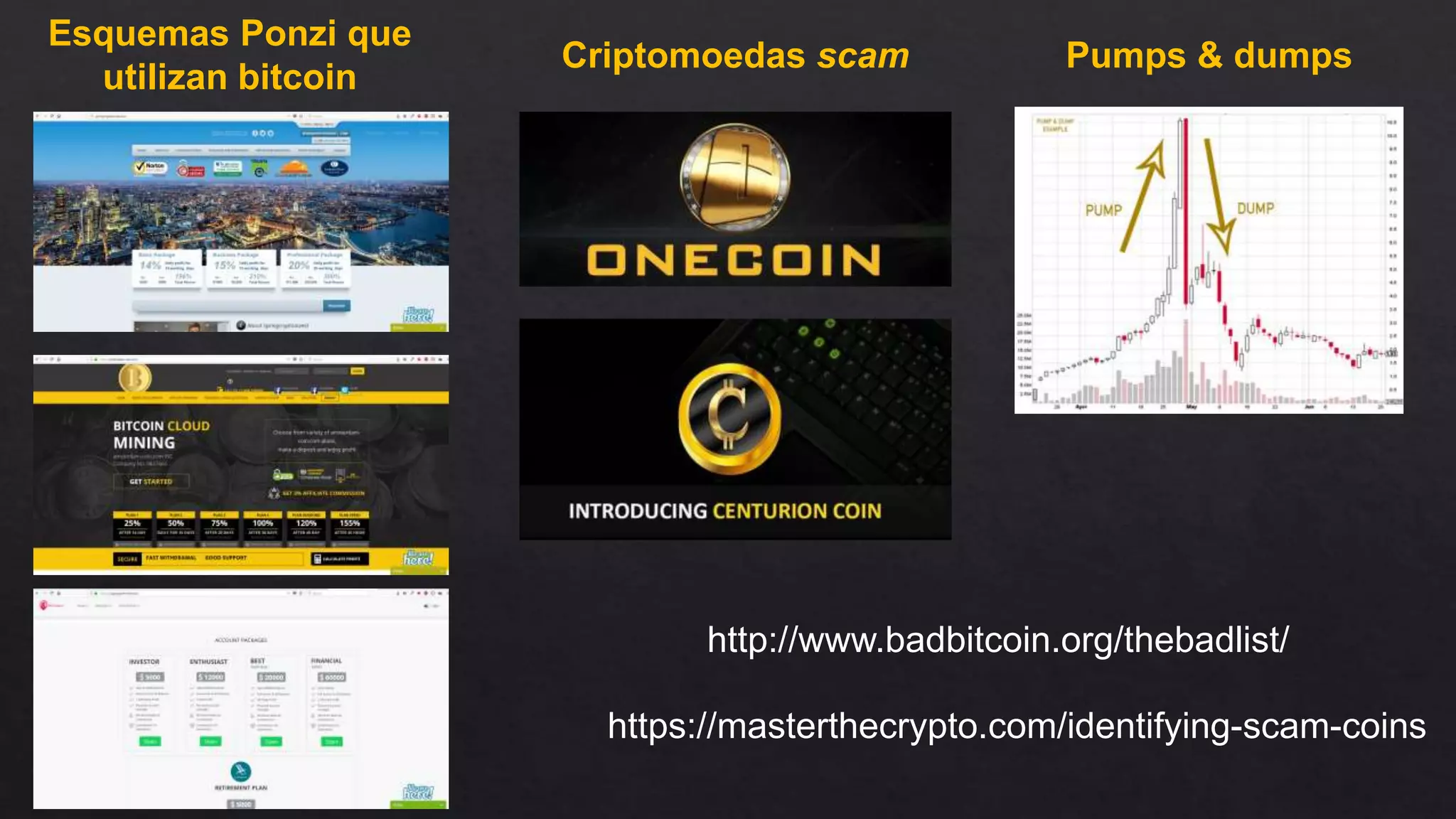 Bitcoin: esquema ponzi, estafa piramidal, burbuja o cambio de paradigma -  Marcos Diaz Janeiro | PPTX