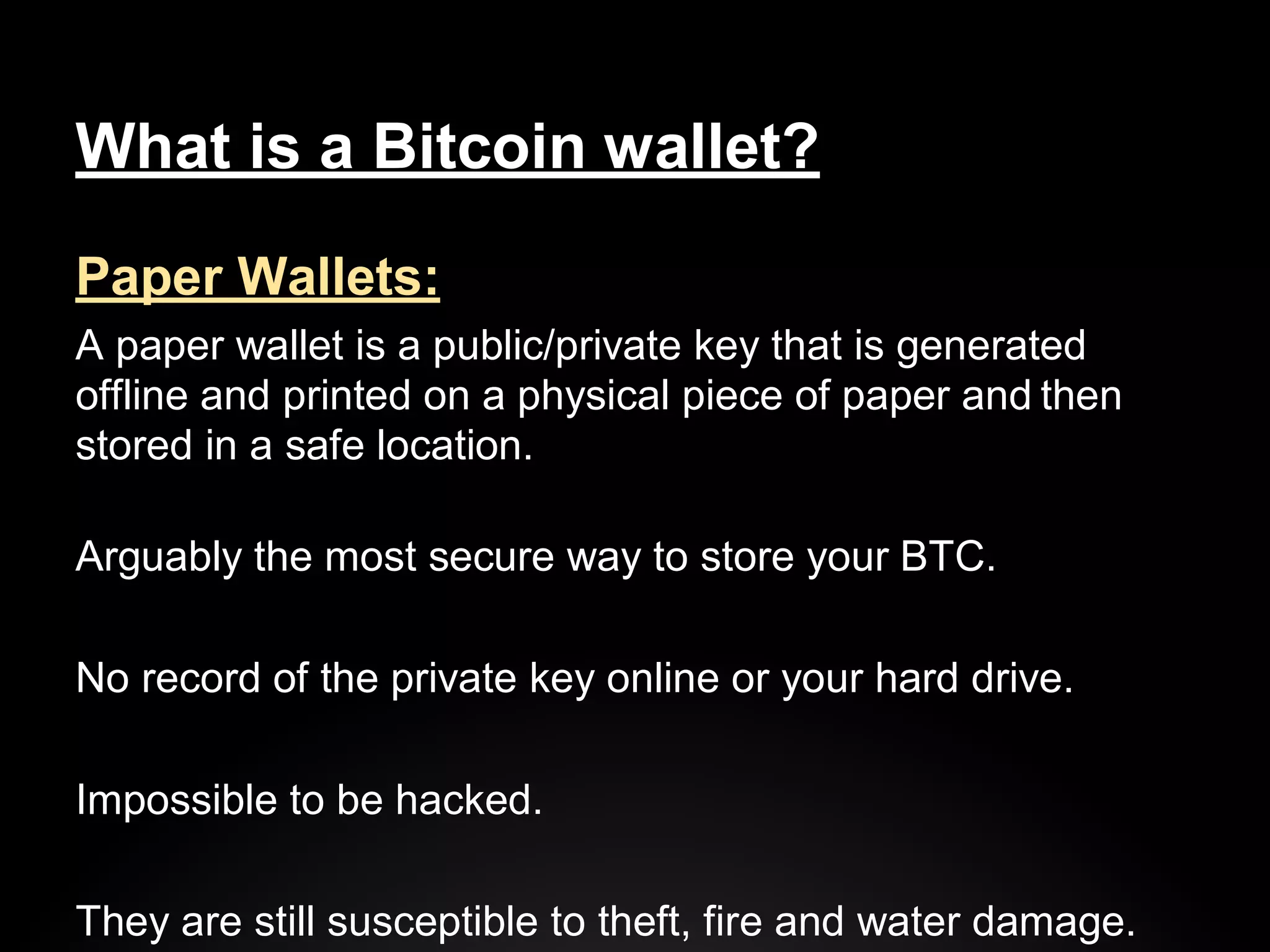 Bitcoin presentation | PDF